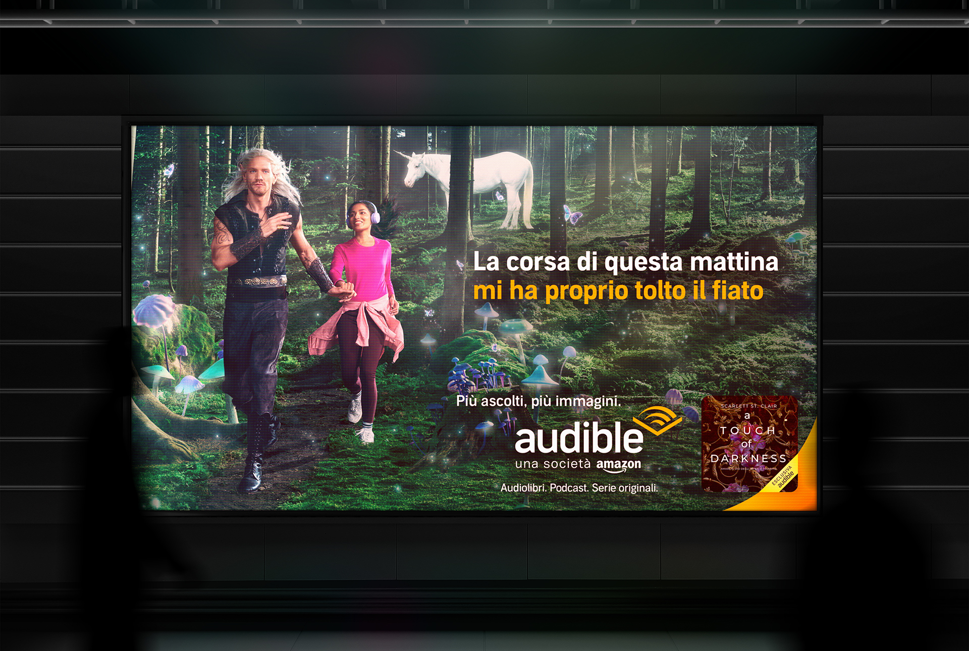 Digital Billboard Mockup Audible Italy